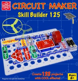 Elenco SNAP CIRCUITS CM-125 Circuit Maker 125 Skill Builder Project Kit