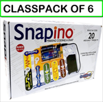 CLASSPAK OF 6 SNAPINO-Snap Circuits Open Source Coding Arduino Compatible Technology Science